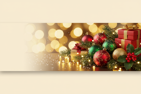 Generate me a banner for christmas season