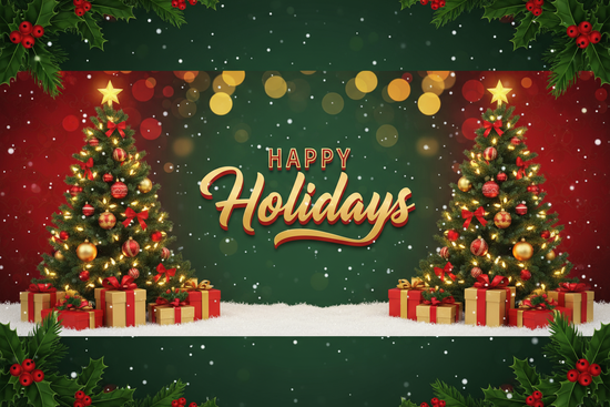 generate me christmas banner