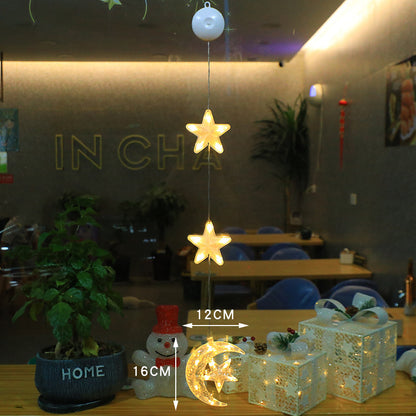 Christmas LED Light Window Ornaments Decoration