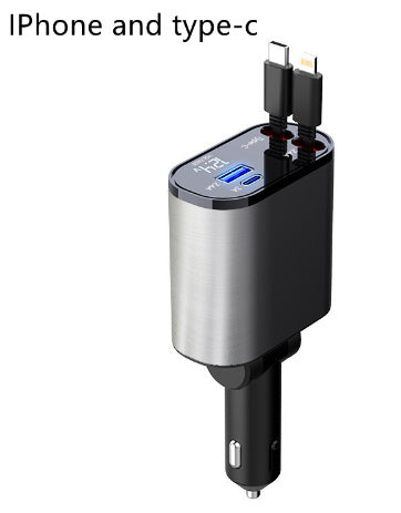 Fast Charging Car USB And TYPE-C Adapter