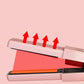 Portable Hair Straightening Comb Curling Stick Splint