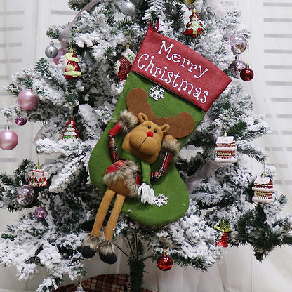 Christmas Big Stockings Set Decoration